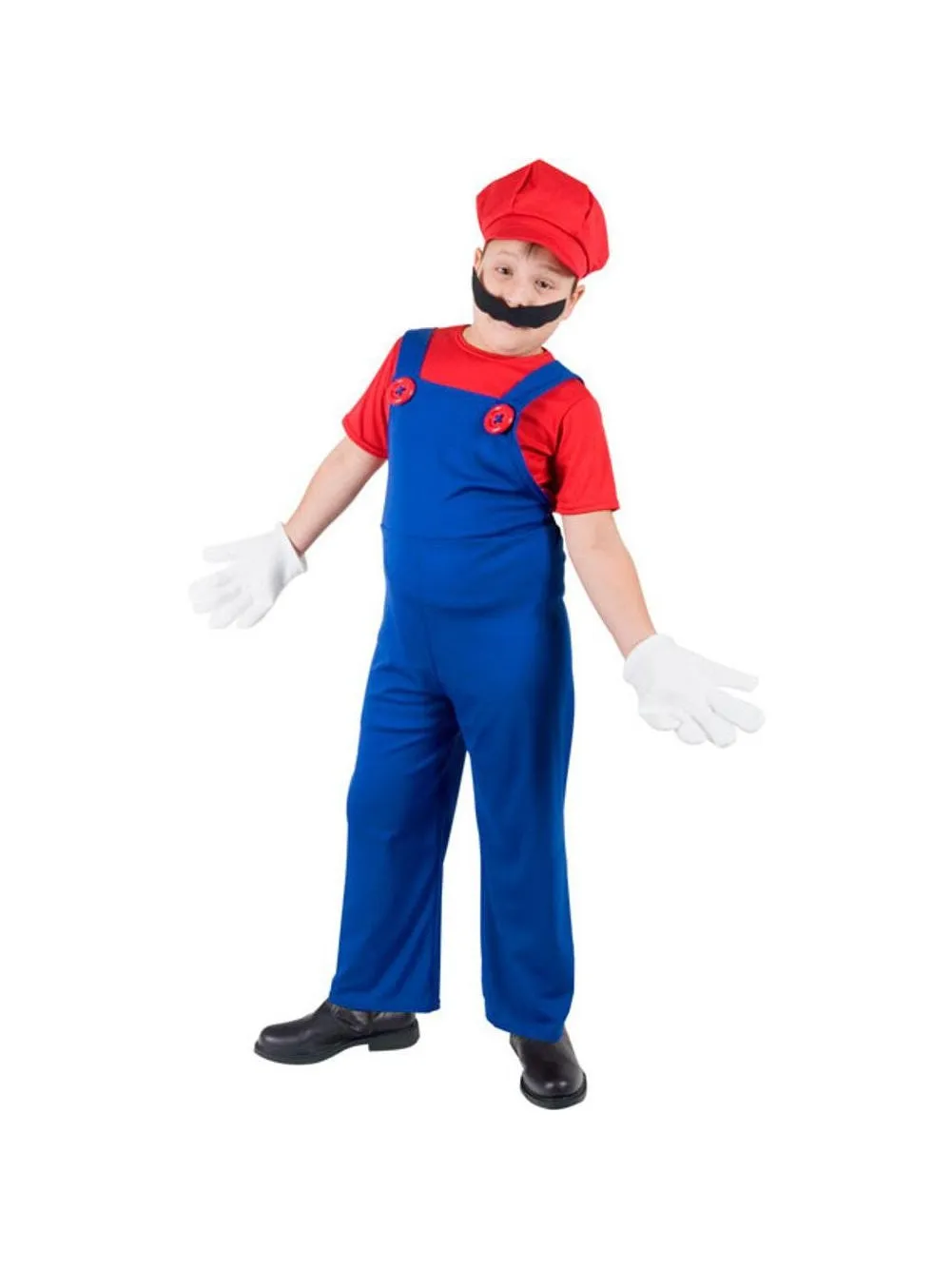 Child Super Plumber Brothers Costume