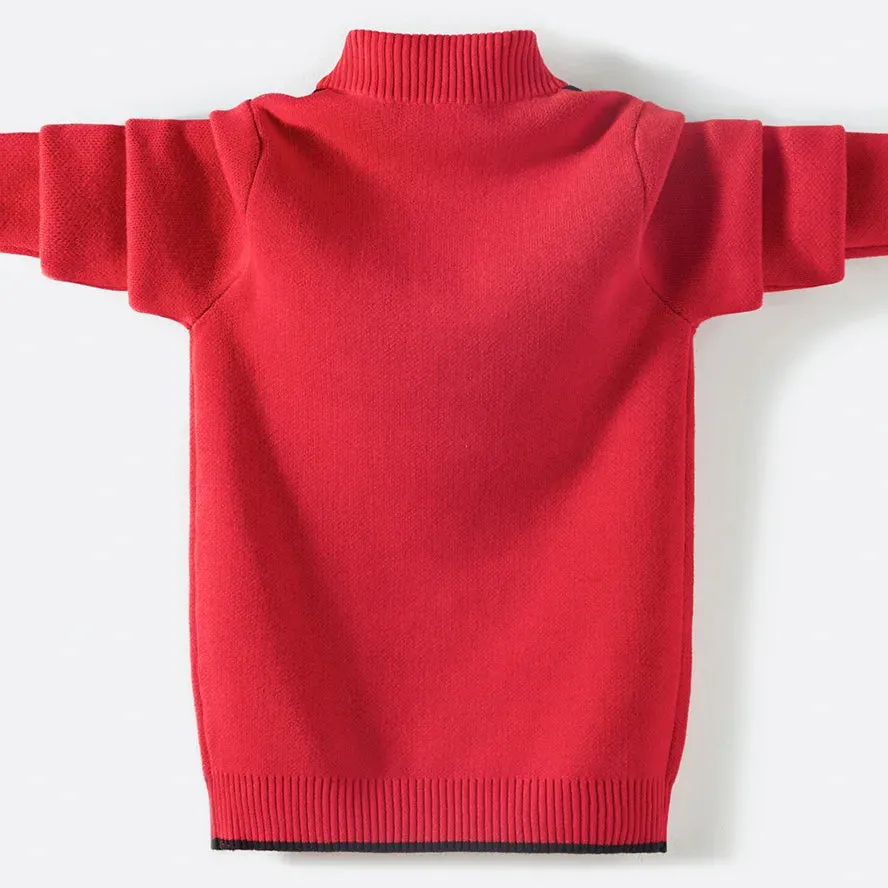 Children's sweater Keep warm in winter New  Cotton Clothing pullover Sweater boys clothes Children's clothing knitted sweater