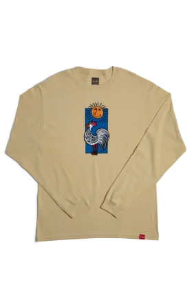 Chocolate Rooster LS Tee Pale Yellow