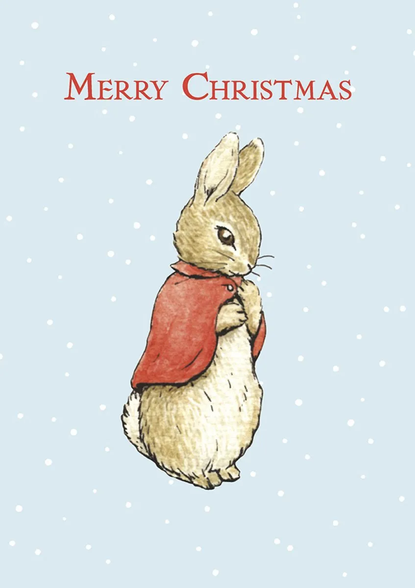 Christmas Card: Beatrix Potter - Red Cape