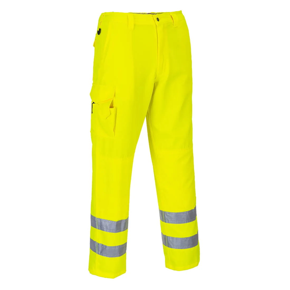 Class 1 Portwest Hi-Vis Yellow Cargo Pants