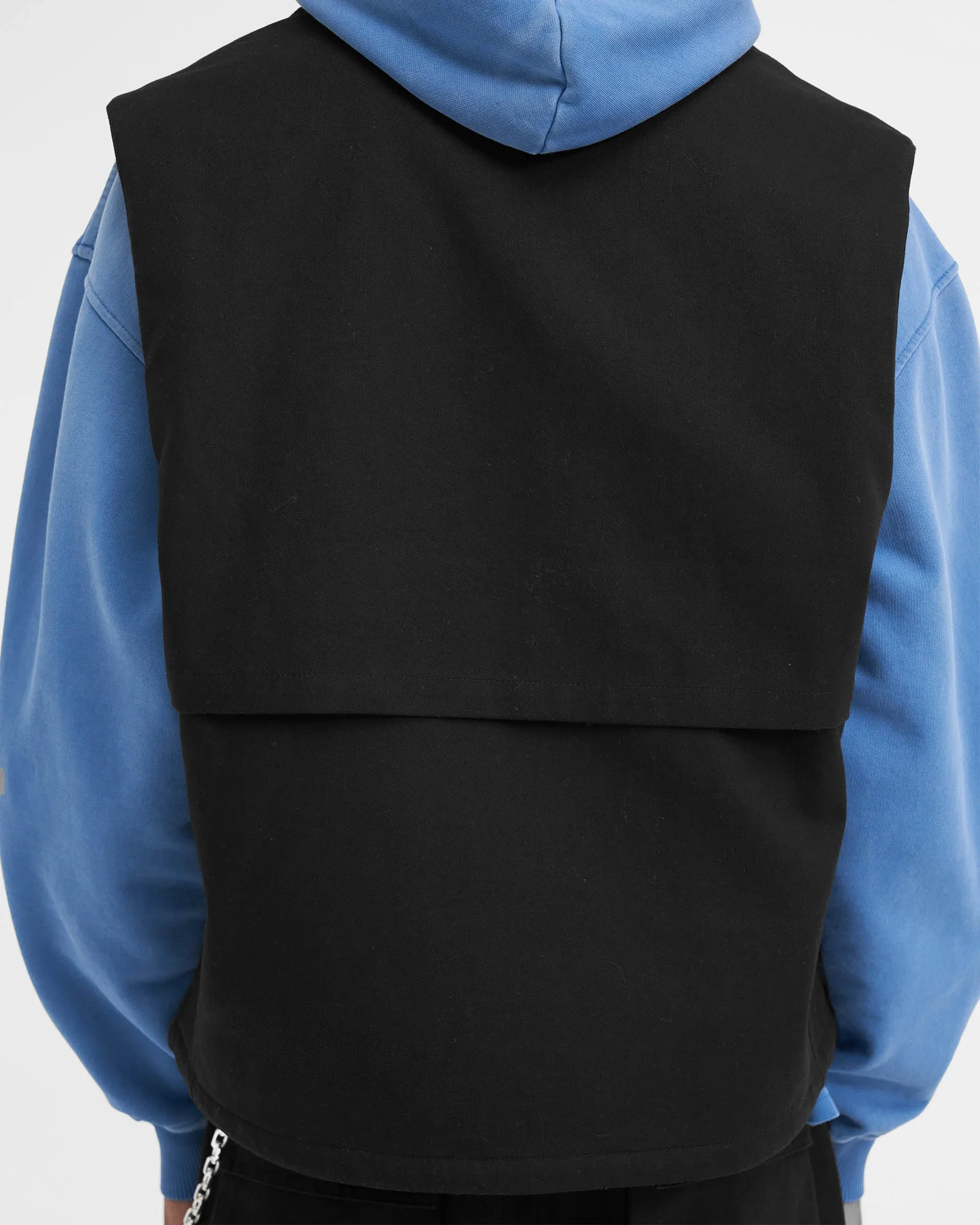 Collared Gilet - Black