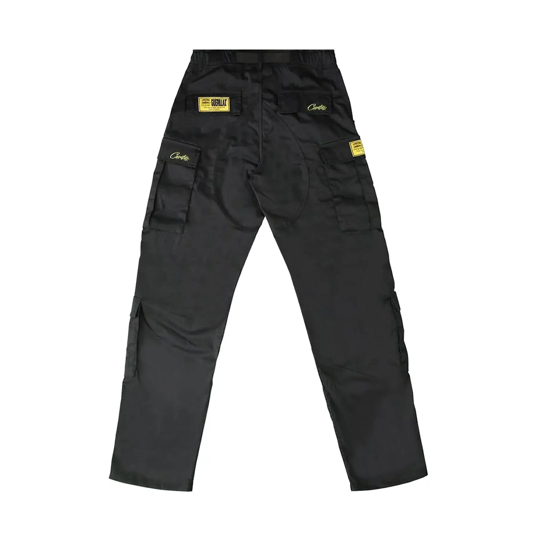 Corteiz Yella Guerillaz Cargos 'Black/Yellow'