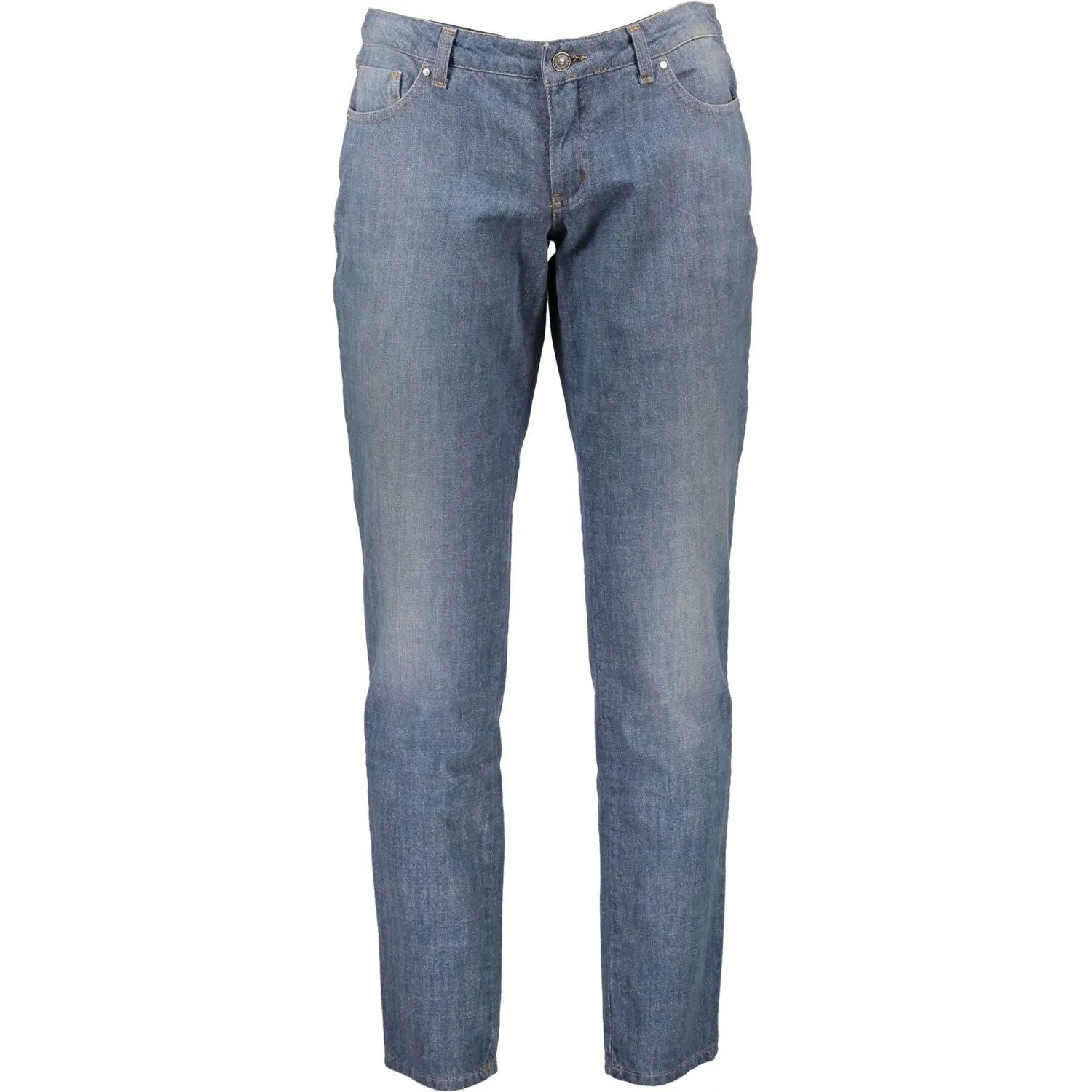 Costume National Blue Cotton Women Jeans