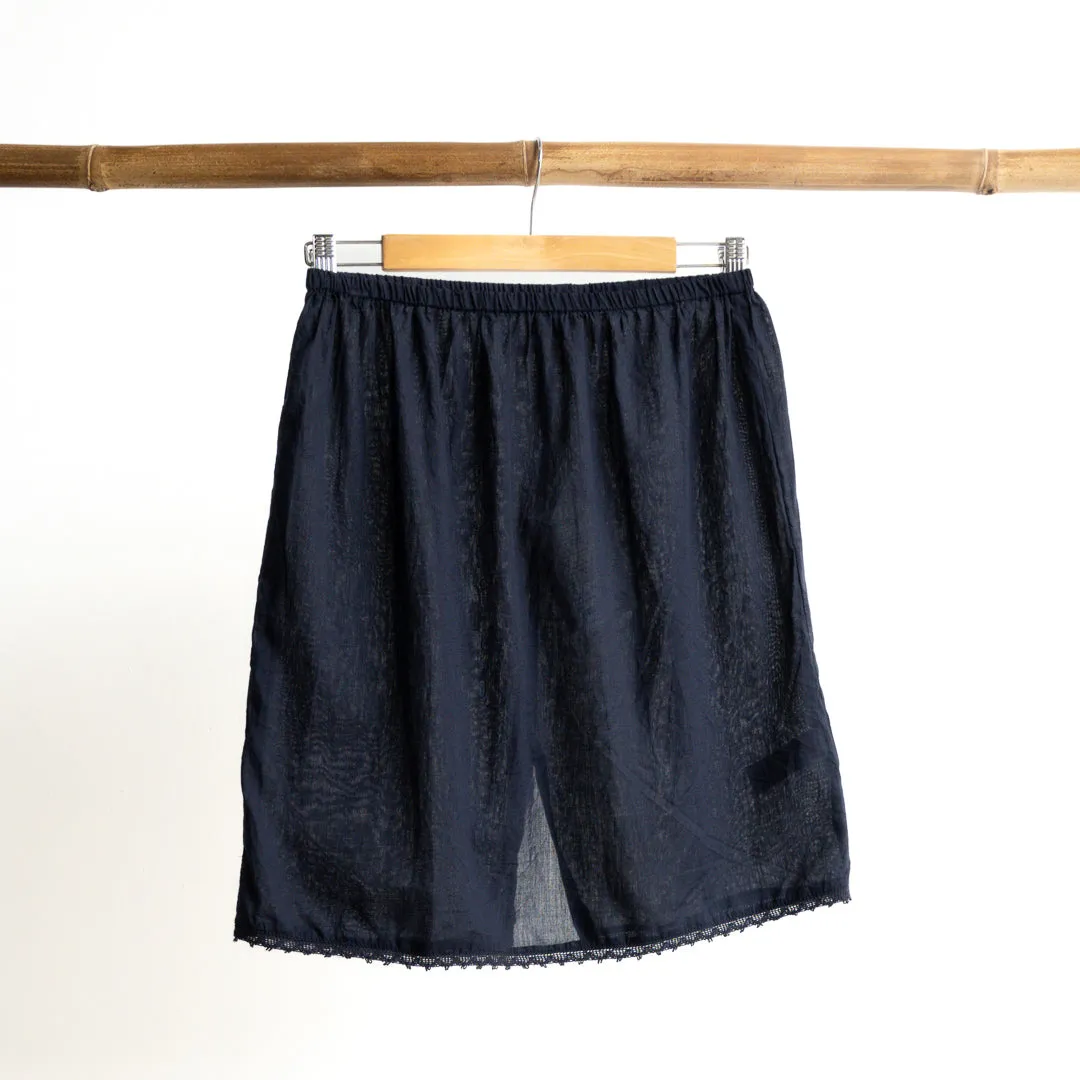 Cotton Half Slip Skirt