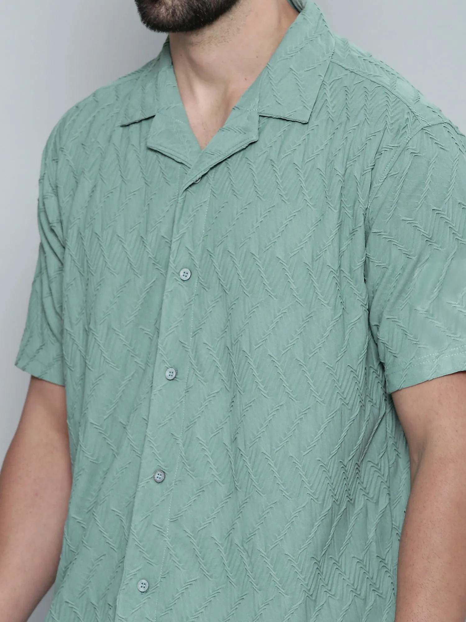 Creased Hunter Green Shirt