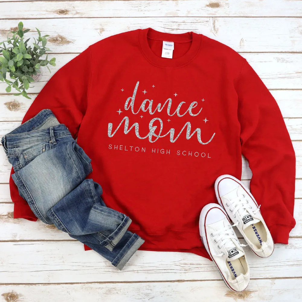 Dance Mom with Stars Super Comfy Crew Neck Sweatshirt