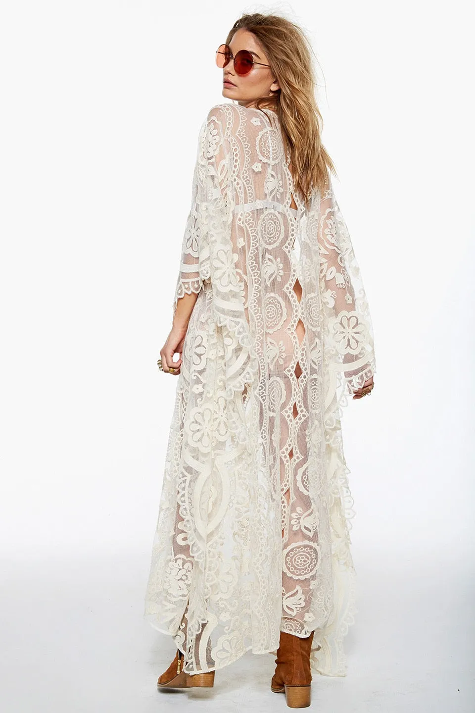 Delores Dreamy Lace Poncho