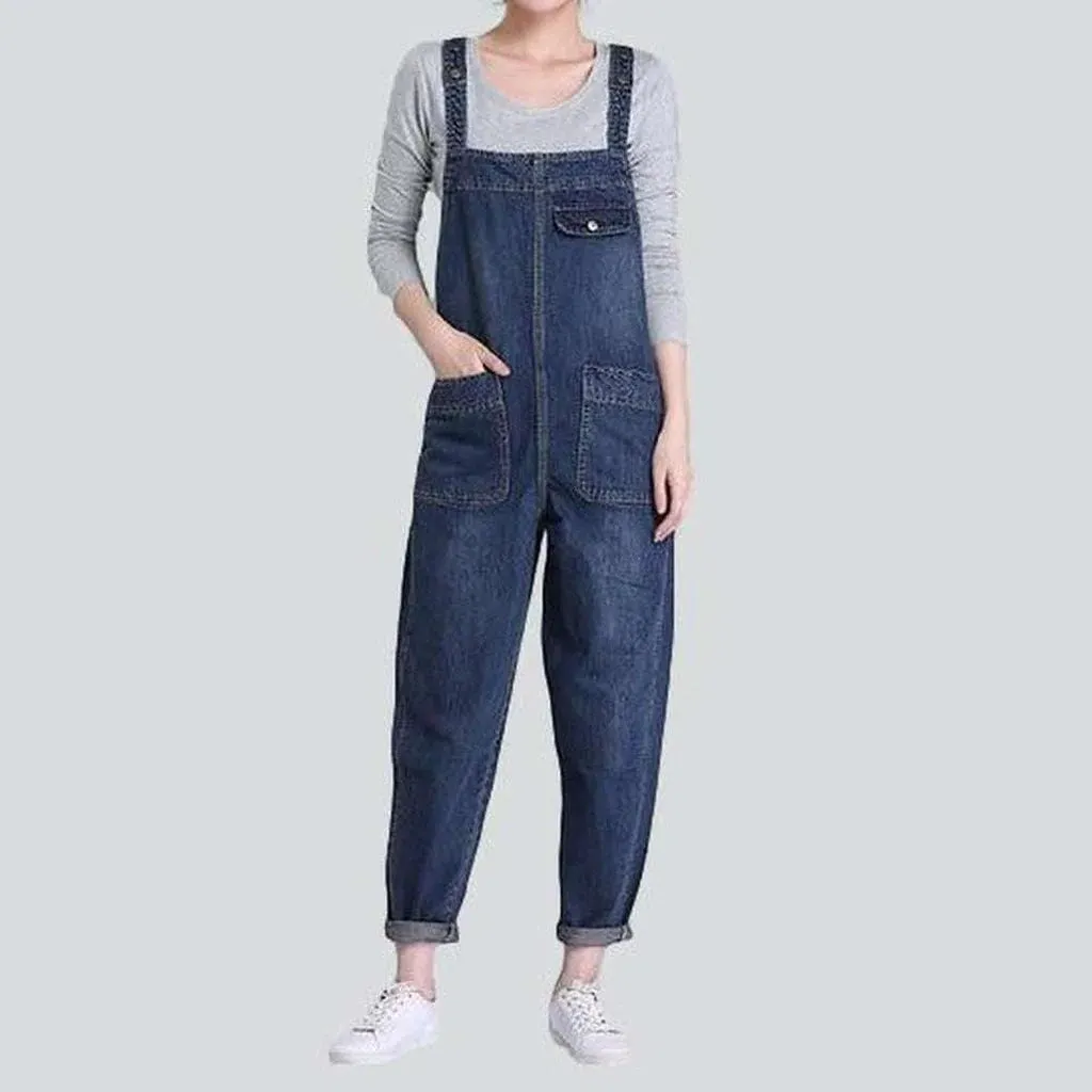 Denim overall for women