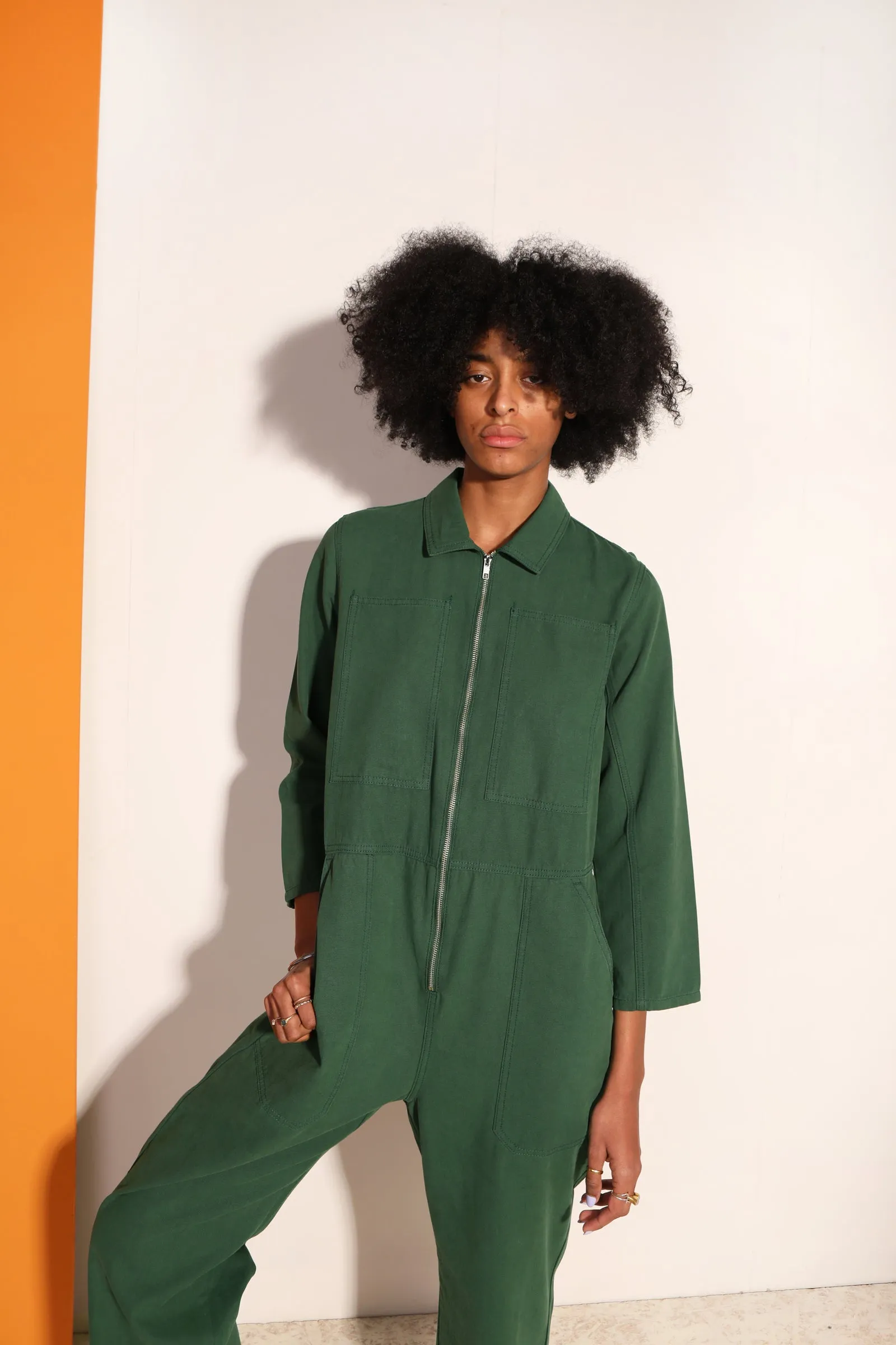 Dominic Boilersuit Forest Green