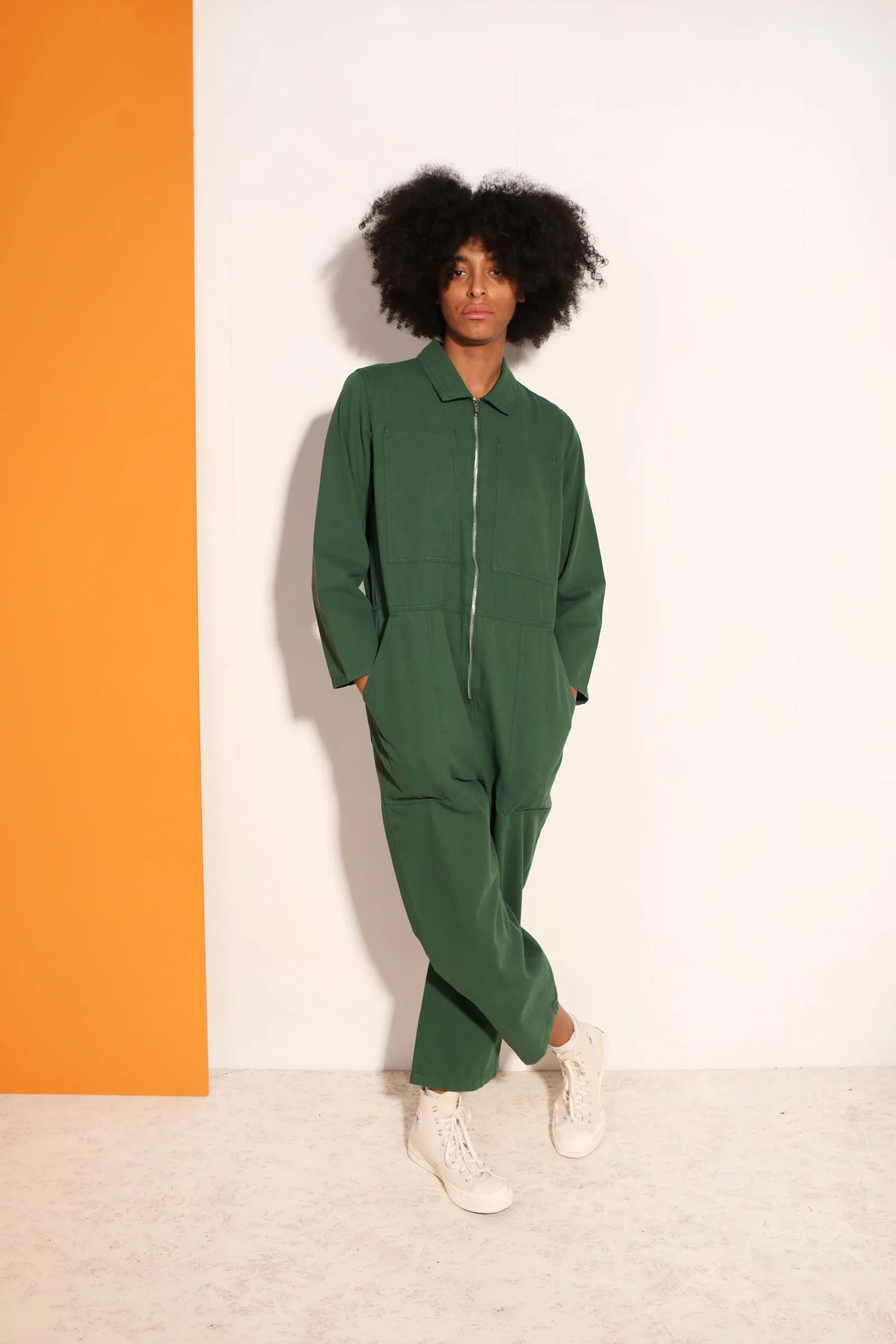 Dominic Boilersuit Forest Green