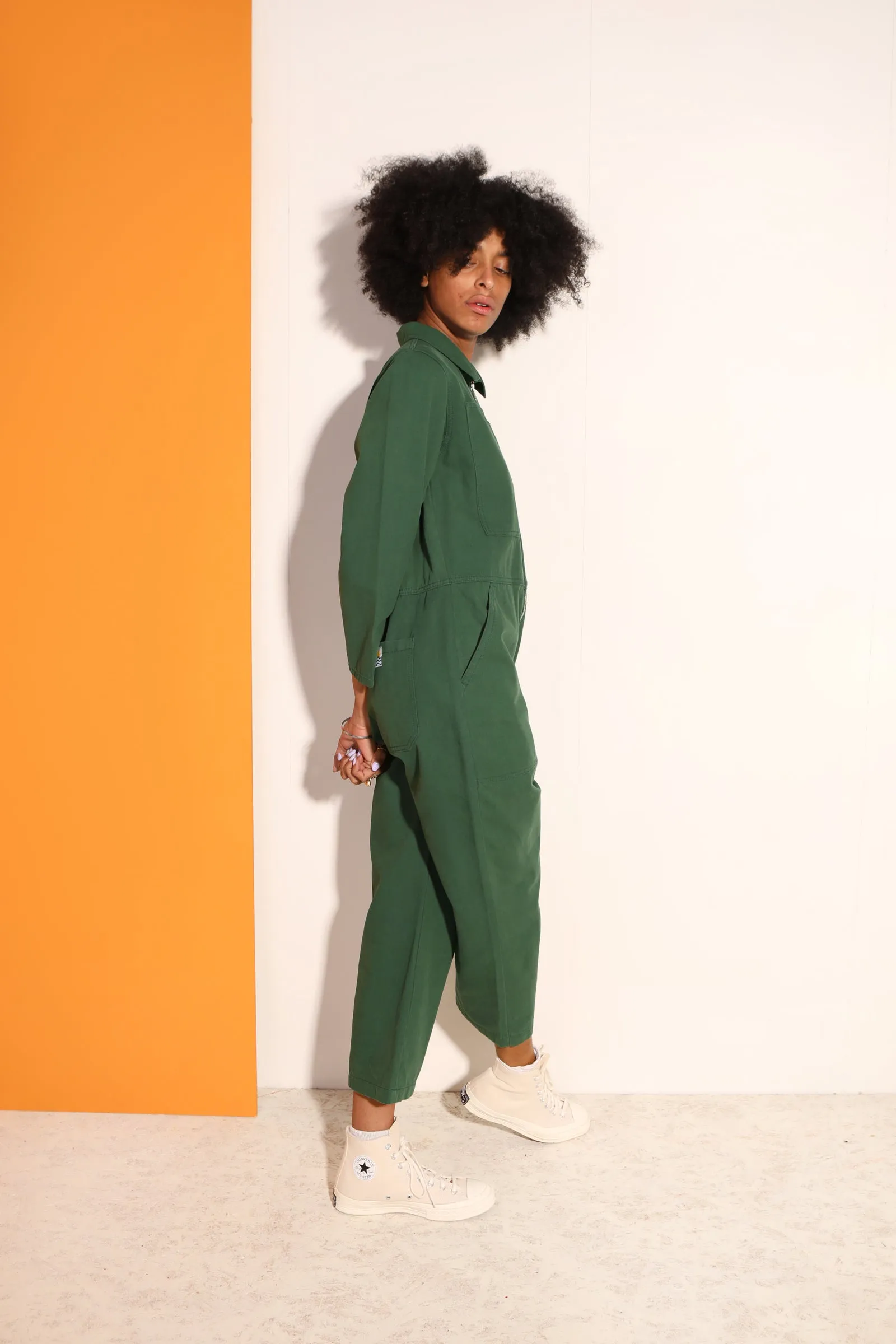 Dominic Boilersuit Forest Green