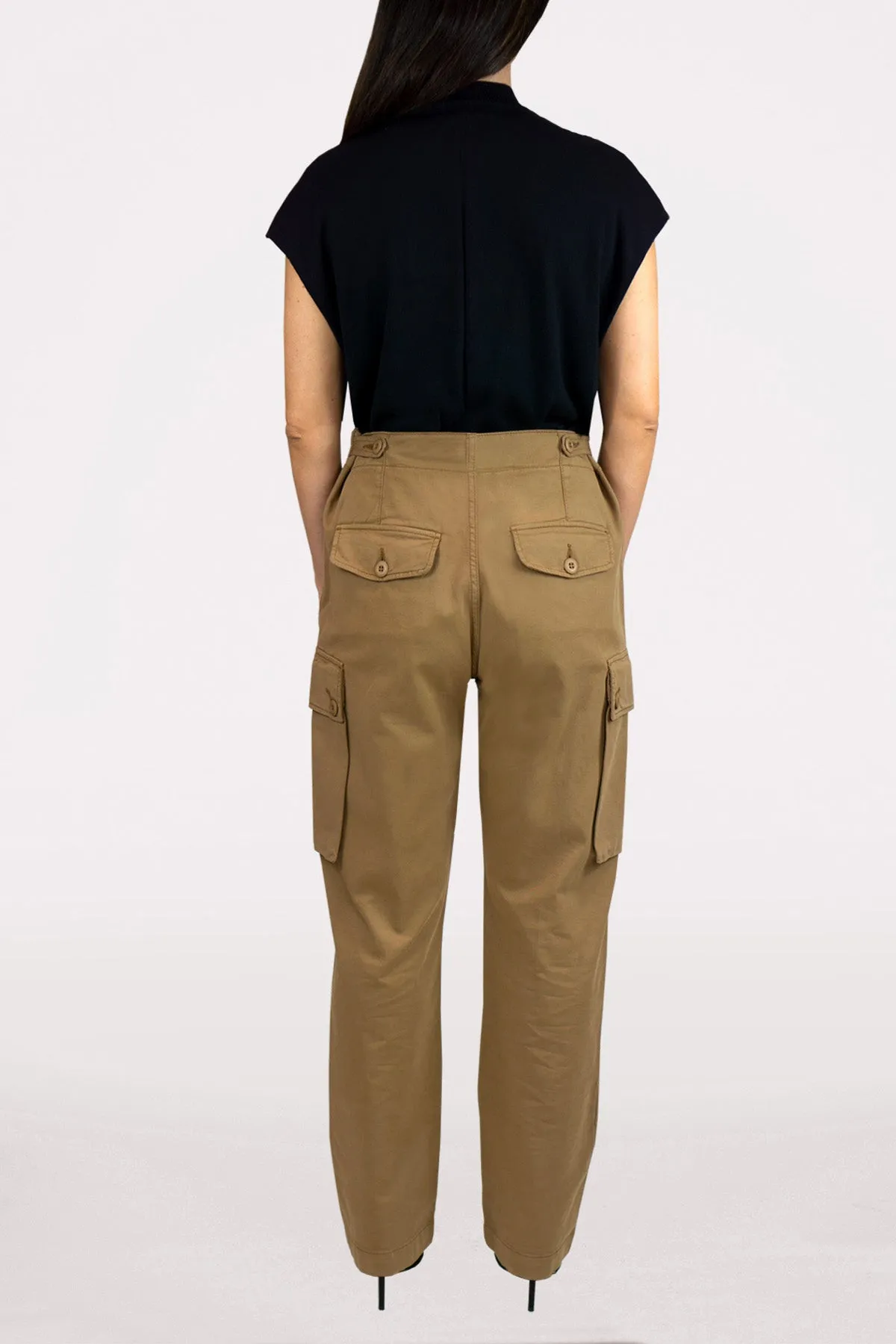 DSLTD Women's Cargo Pant in Ermine