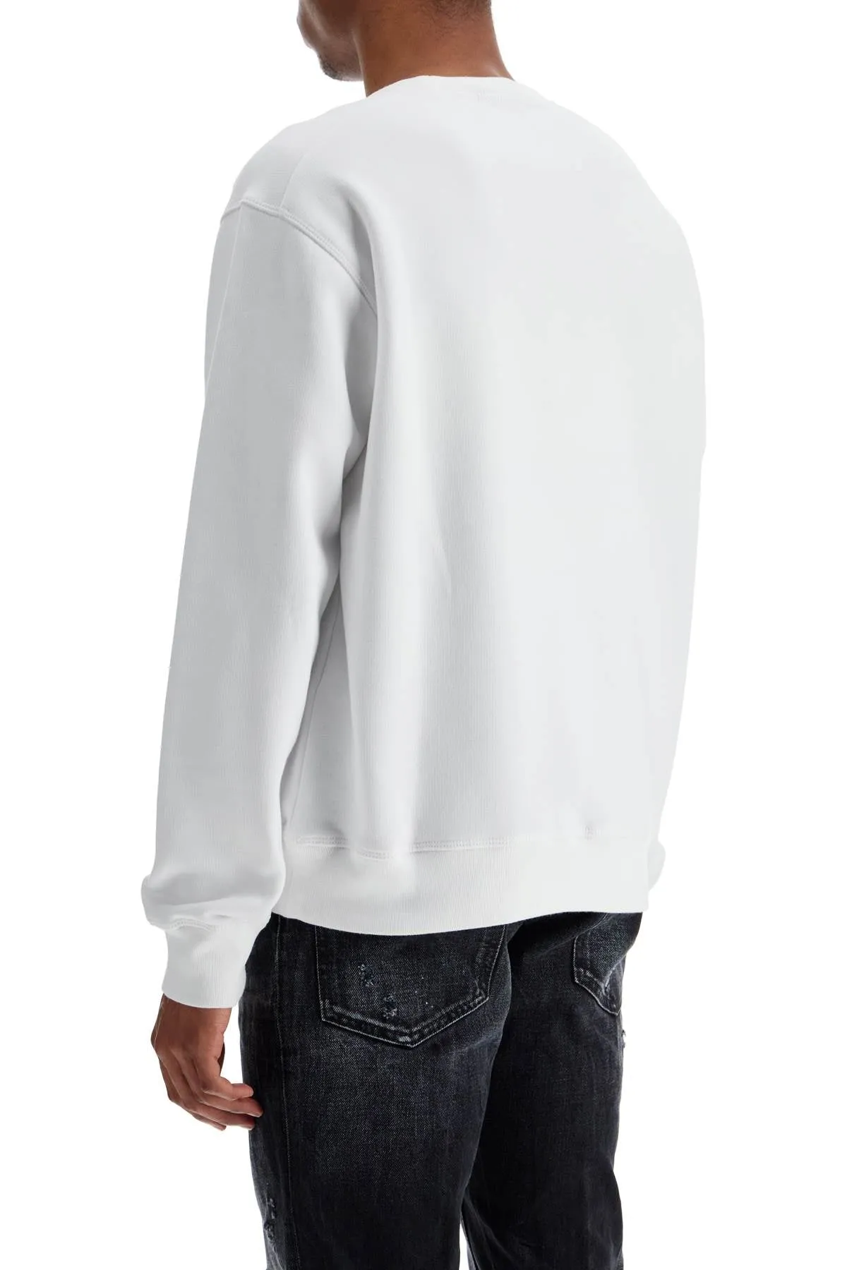 DSQUARED2 Crew Neck Sweatshirt with Distinctive Logo