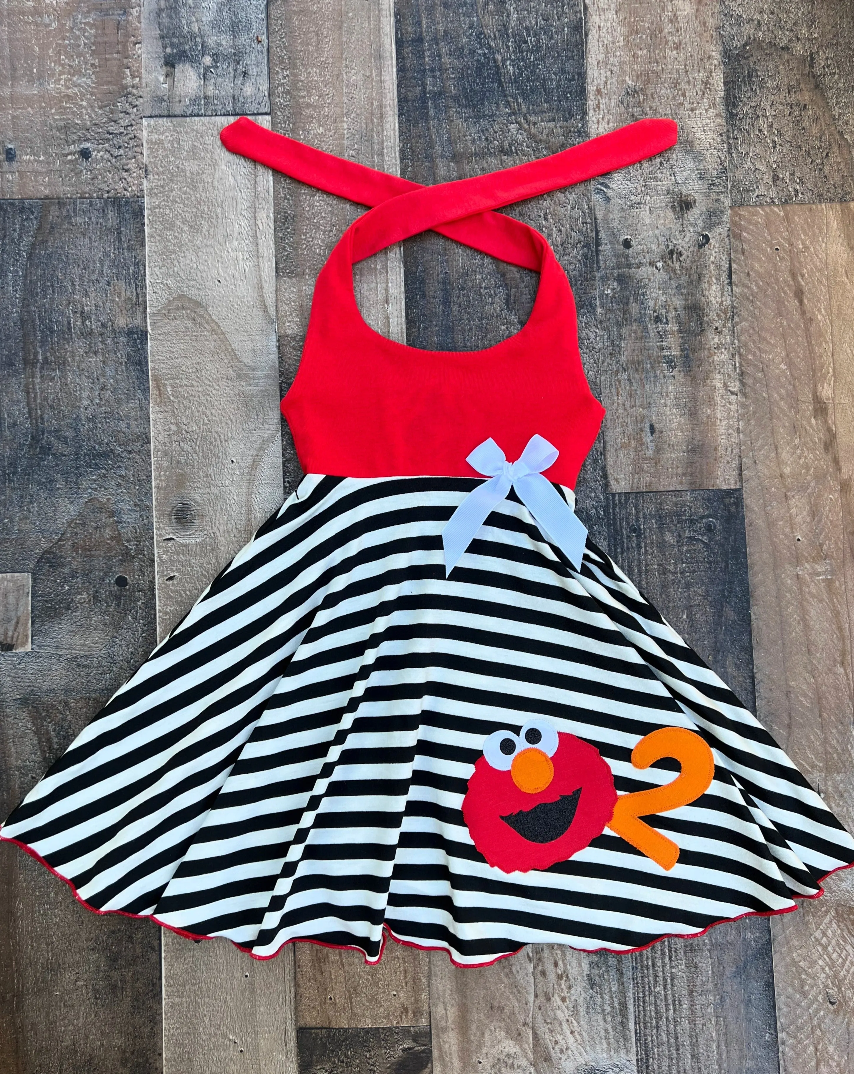 Elmo Personalized Birthday Dress