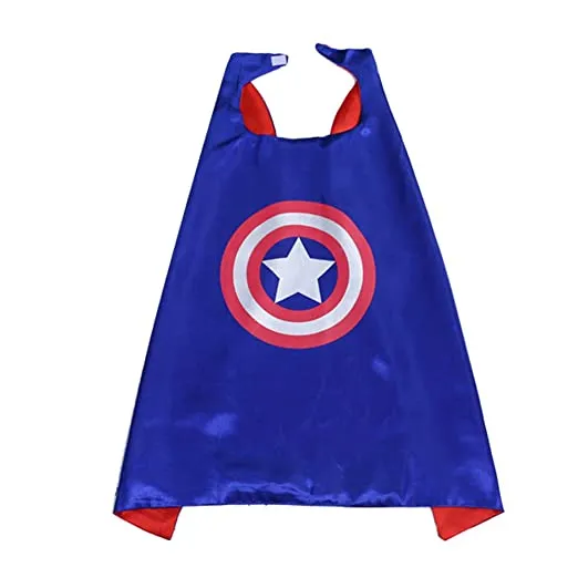 Fancydresswale Captain America Super Hero Cape For Boys