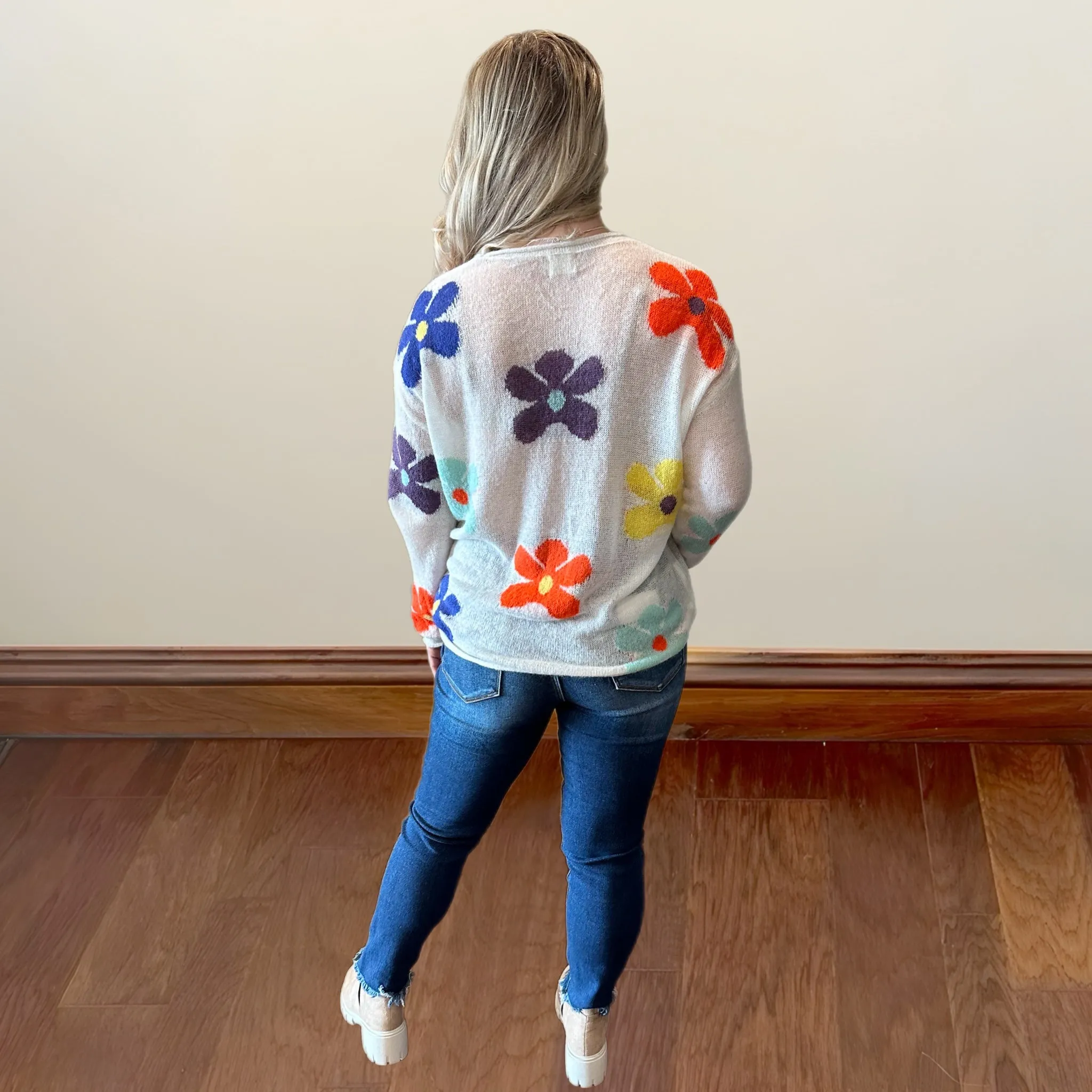 Flower Miss Me Sweater