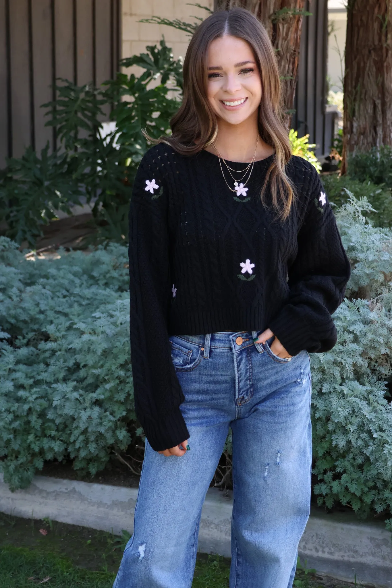 Flower Power Sweater