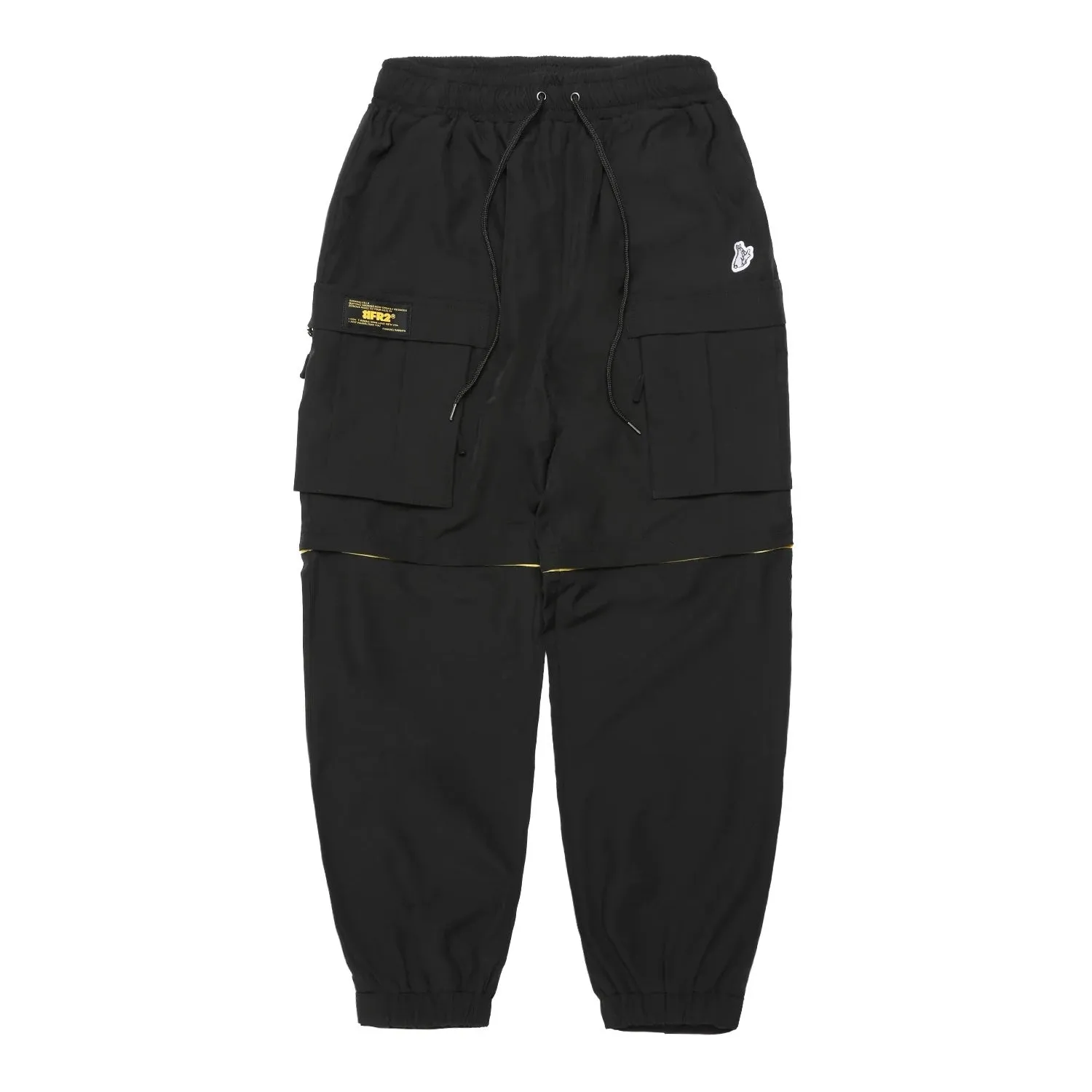 FR2 Fxxking Rabbits 2-Way 2-in-1 Cargo Shorts / Pants Black