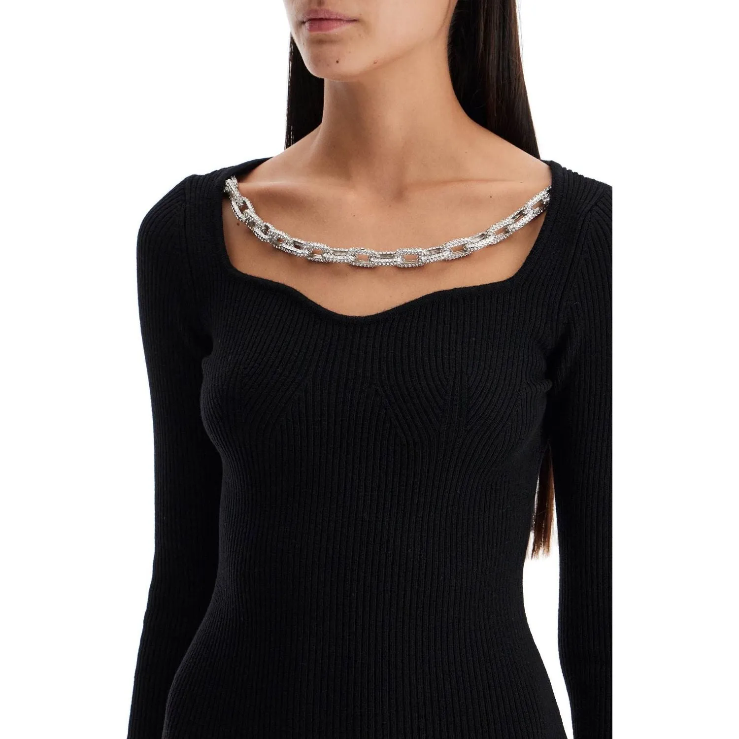 Giuseppe Di Morabito 'knit dress with chain detail