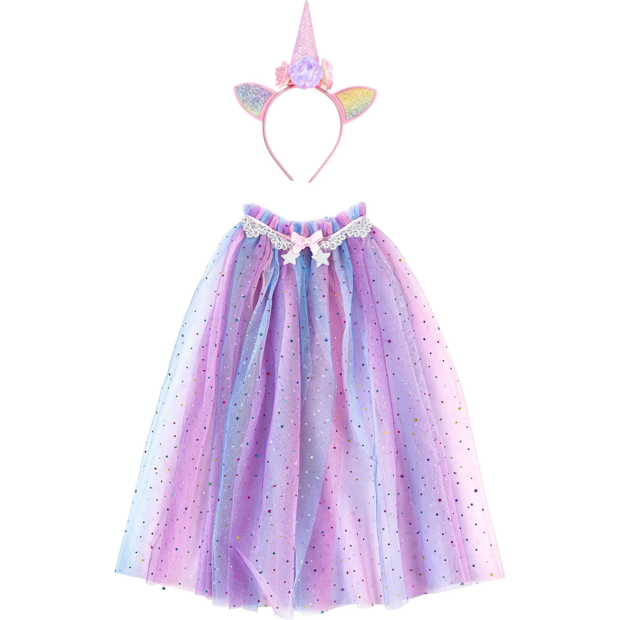 Great Pretenders Rainbow Unicorn Cape & Headband