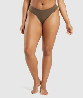 Gymshark Seamless Thong - Walnut Brown