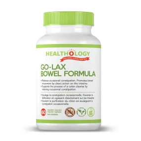 Healthology Go-Lax Bowel Formula 60 Vegetarian Capsules