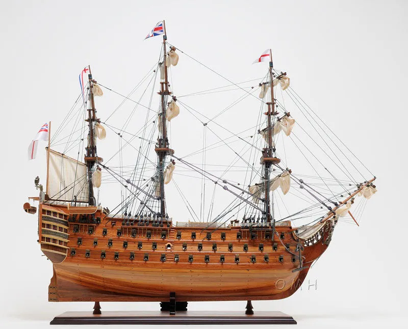 HMS Victory Admiral Nelson Flagship Tall Ship Large Sailboat Exclusive Edition Wood Model Assembled