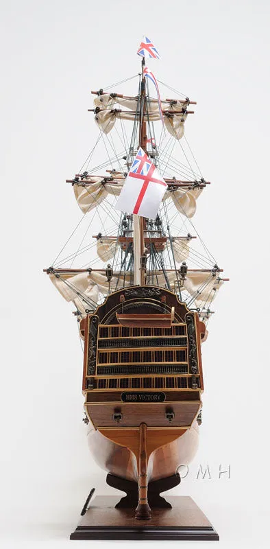 HMS Victory Admiral Nelson Flagship Tall Ship Large Sailboat Exclusive Edition Wood Model Assembled