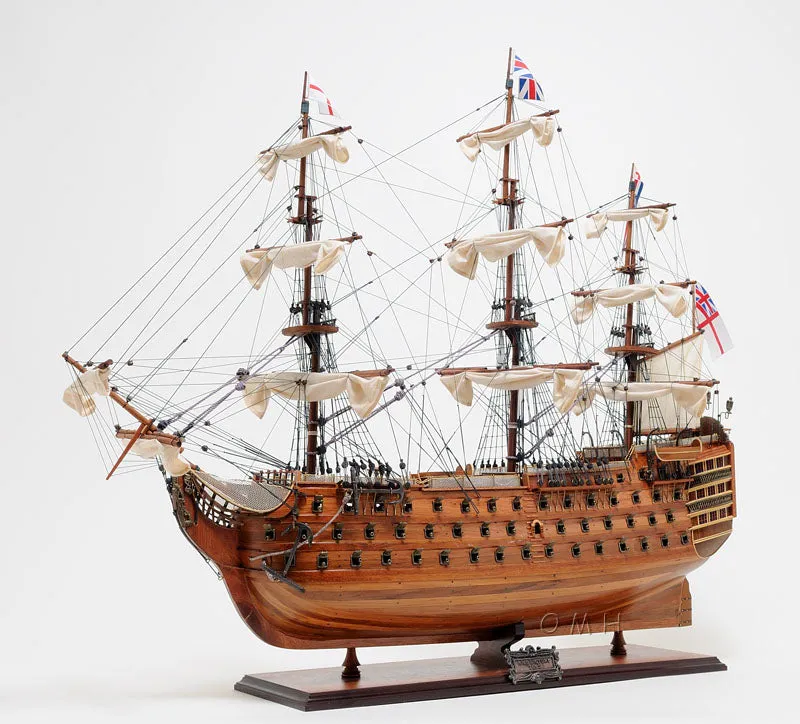 HMS Victory Admiral Nelson Flagship Tall Ship Large Sailboat Exclusive Edition Wood Model Assembled