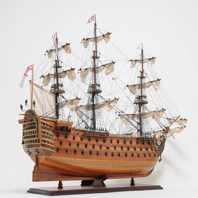 HMS Victory Admiral Nelson Flagship Tall Ship Large Sailboat Exclusive Edition Wood Model Assembled