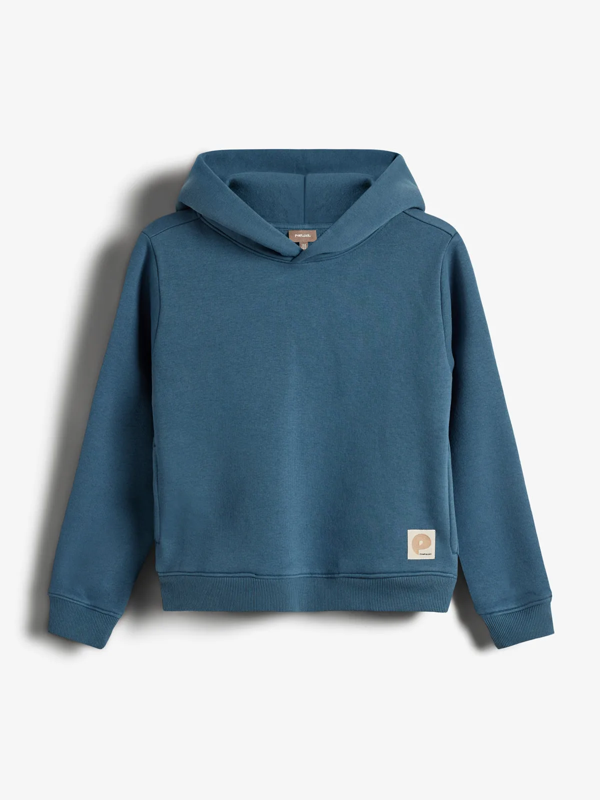 Hoodie w. Side Pocket - Tween - Stormy Blue