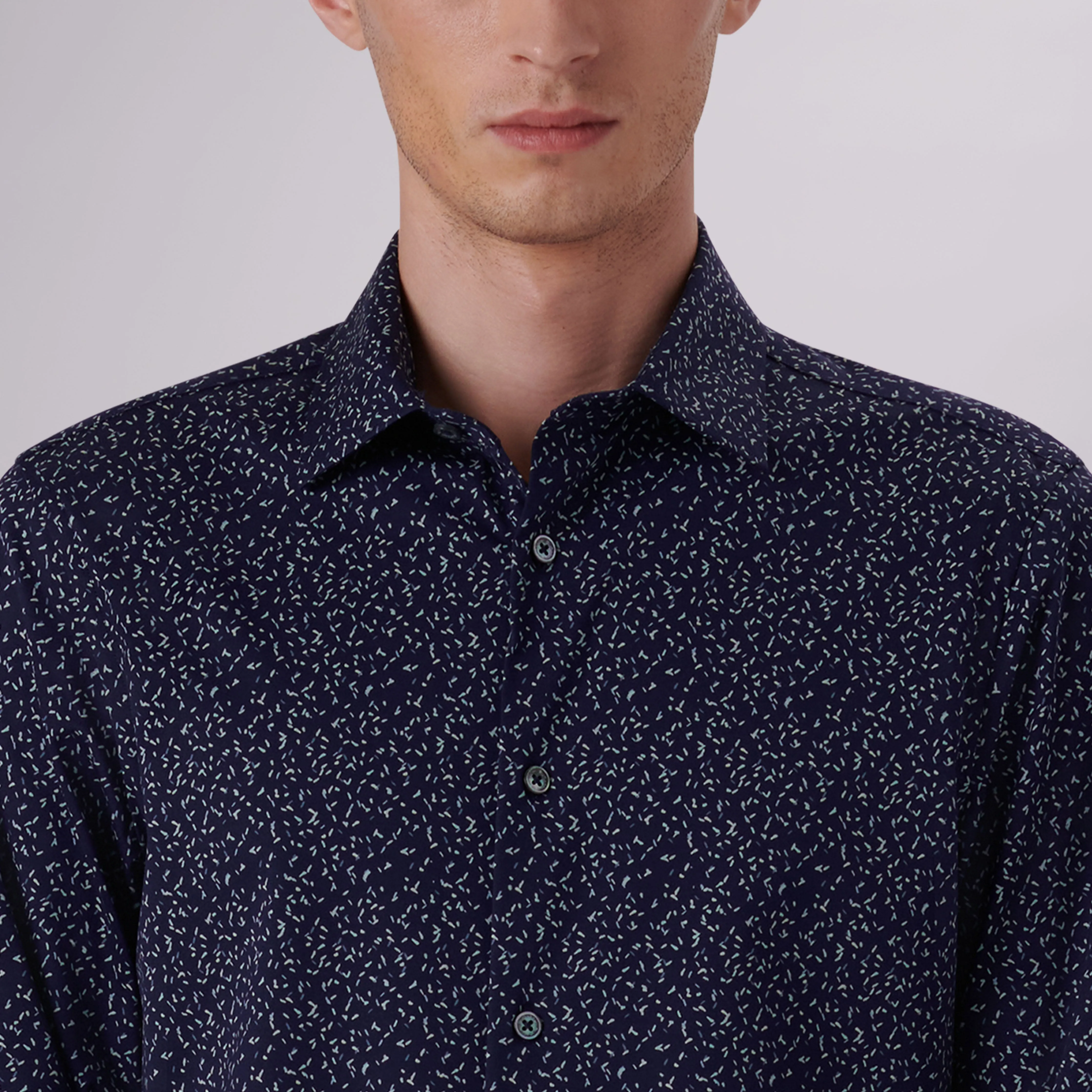 James Speckled Print OoohCotton Shirt