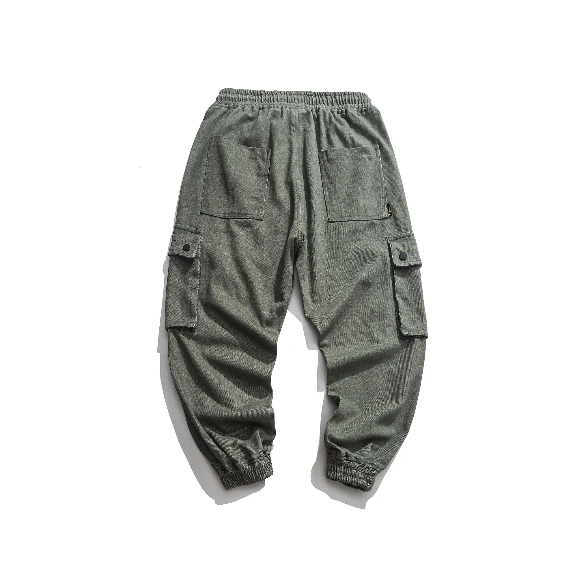 Japanese Streetwear Cargo Pants Casual Harem Trousers Men Clothing