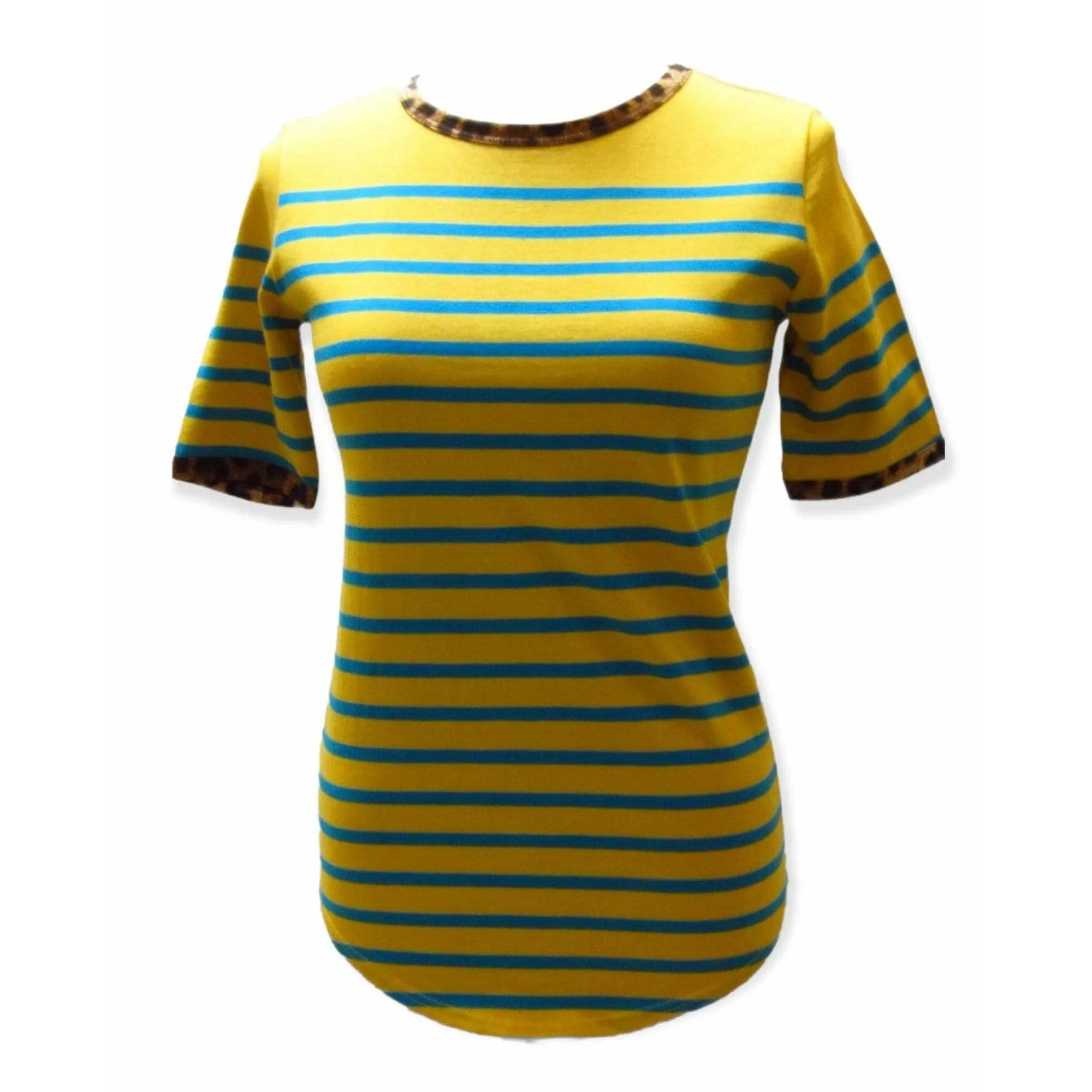 Jean Paul Gaultier Yellow Striped Tee