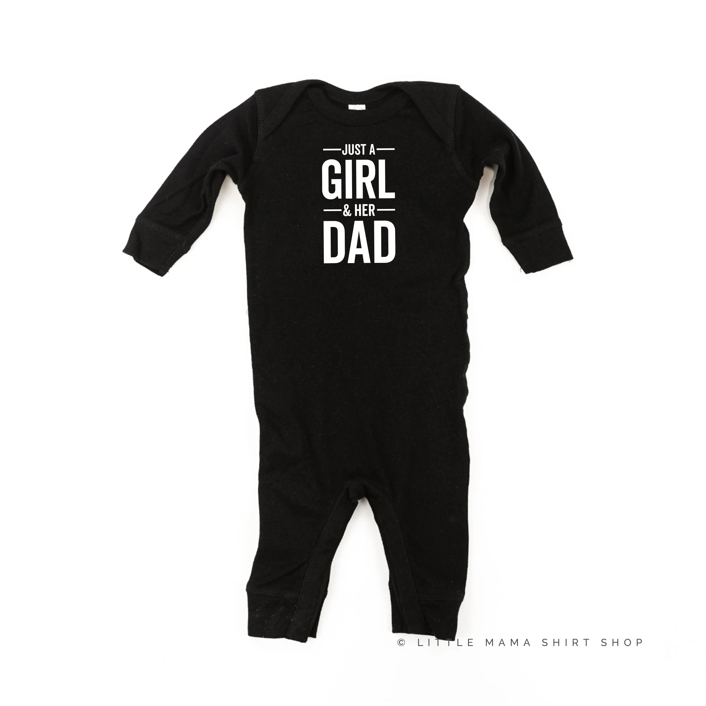 Just a Girl and Her Dad - One Piece Baby Sleeper