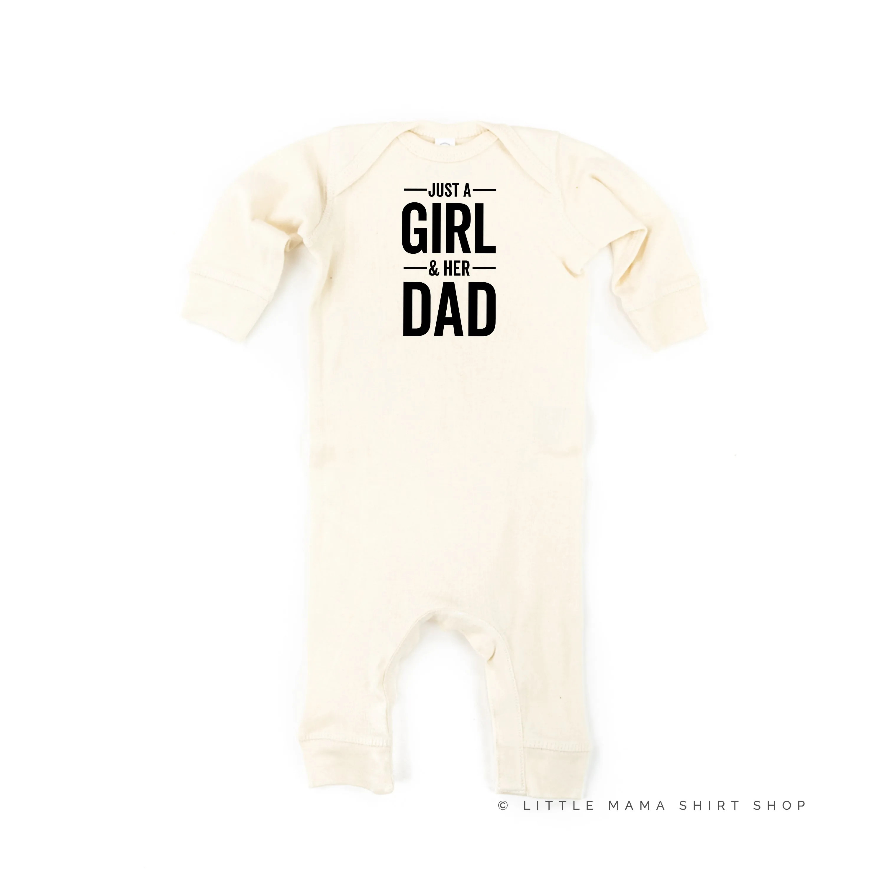 Just a Girl and Her Dad - One Piece Baby Sleeper