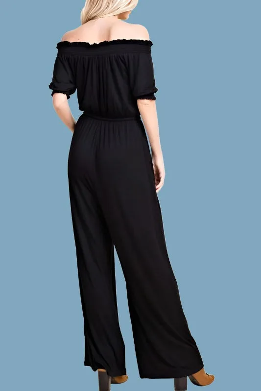 Keep It Simple Jumpsuit - Black