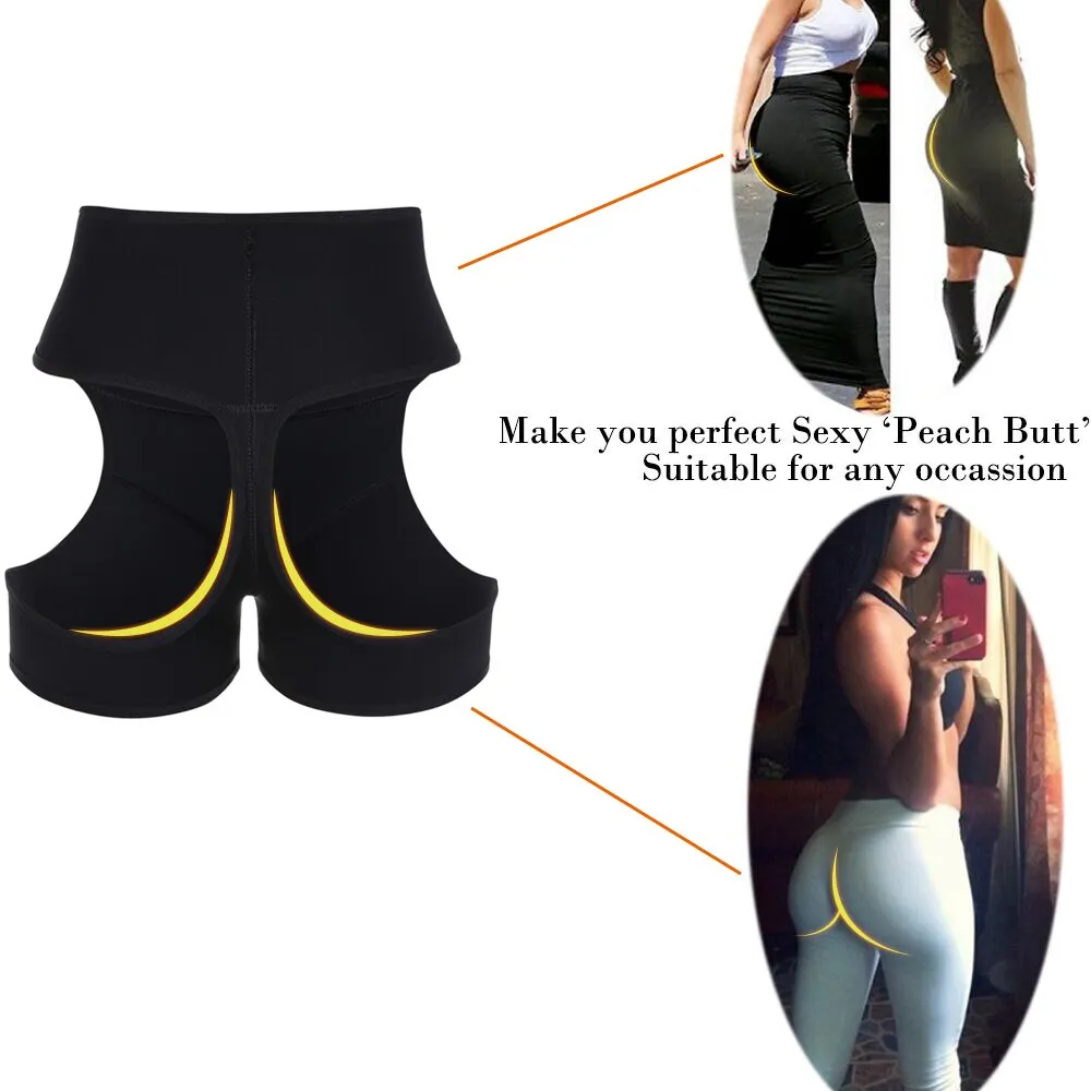 Latex Waist Trainer Control Butt Shaper Underwear