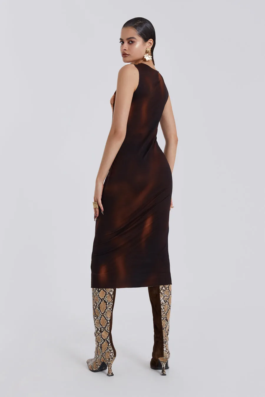 Let It Slip Midi Dress