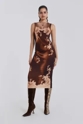 Let It Slip Midi Dress