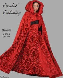 Little Red Riding Hood Cape / Deluxe Storybook Princess Cape / Professional Theatrical Quality