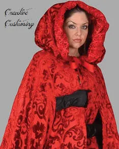 Little Red Riding Hood Cape / Deluxe Storybook Princess Cape / Professional Theatrical Quality