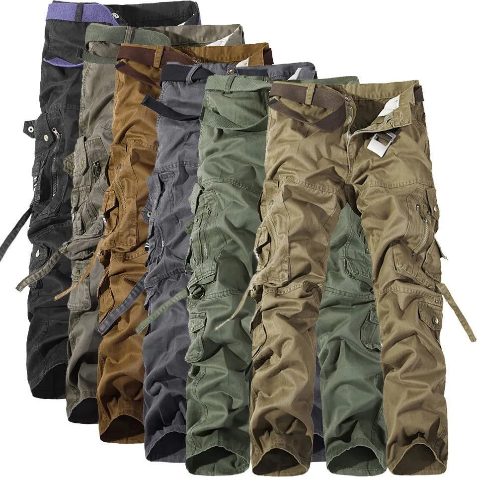 LovelyRLovely Men's Multi-pocket Cargo Pants