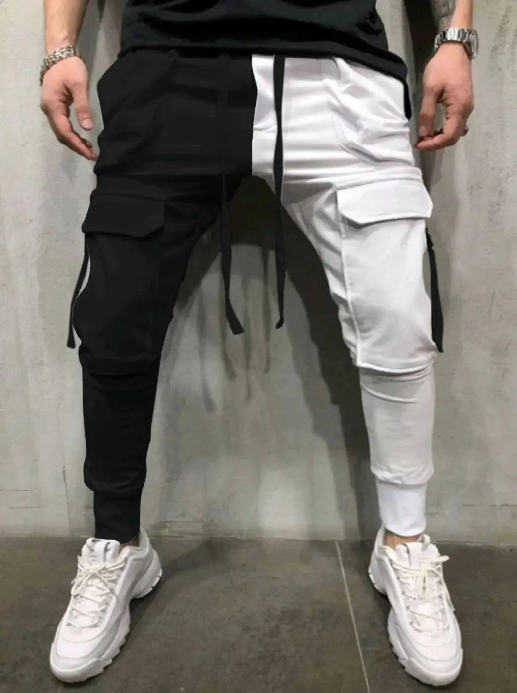 Men's Casual Sports Pants Leisure Fitness Cargo Pants*