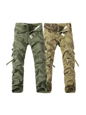 Men'S Multi-Pocket Washable Movement Cargo Pants