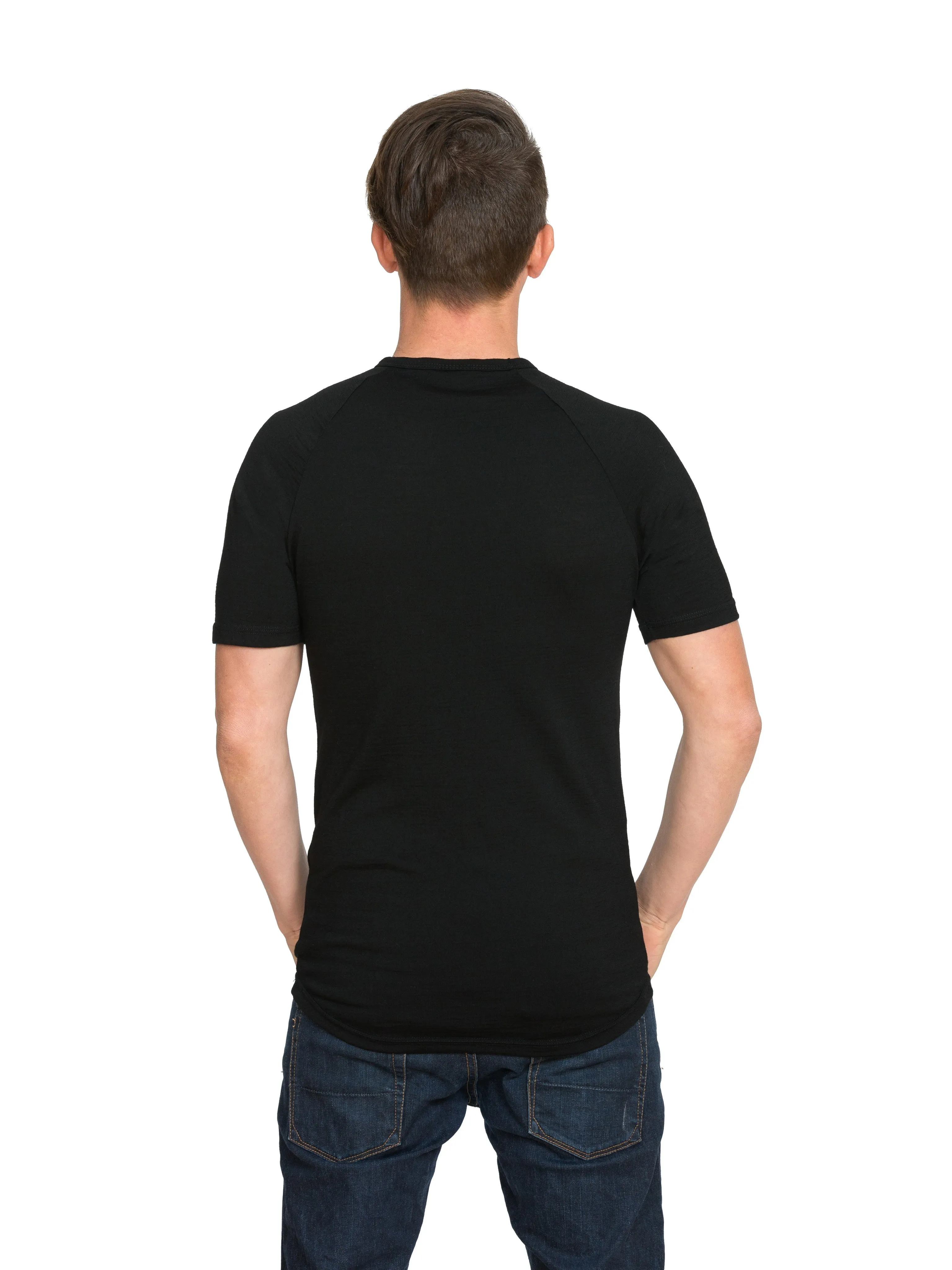 Merino Short Sleeve V Neck