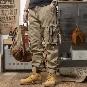 Multipockets Polyester Cargo Pants