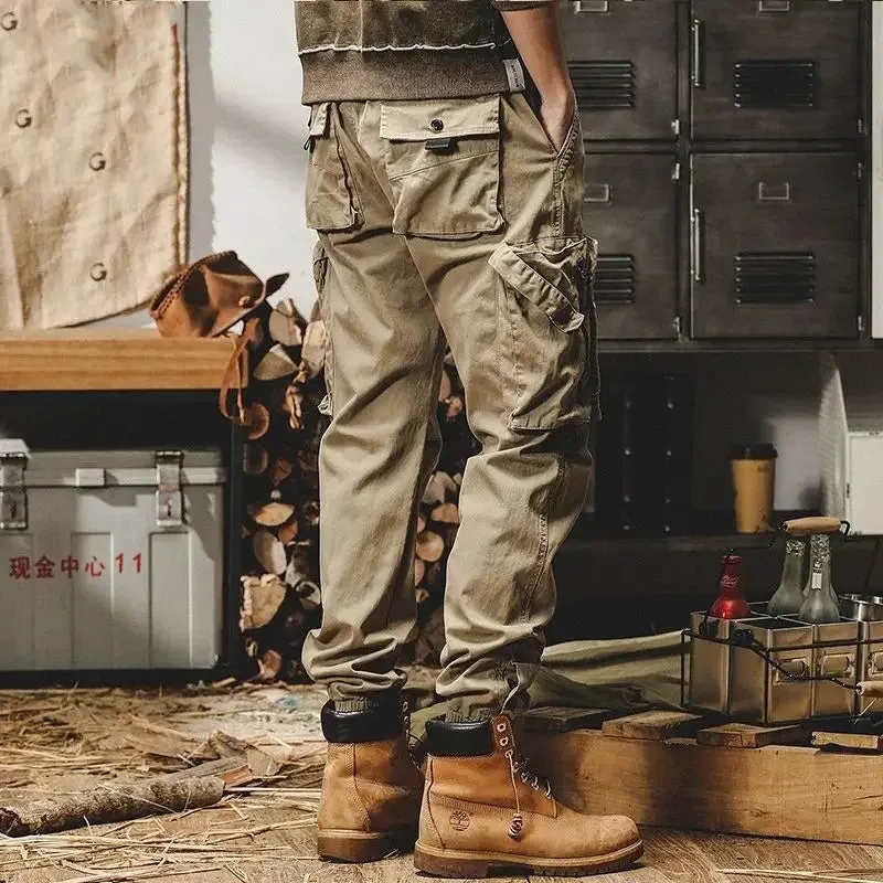 Multipockets Polyester Cargo Pants