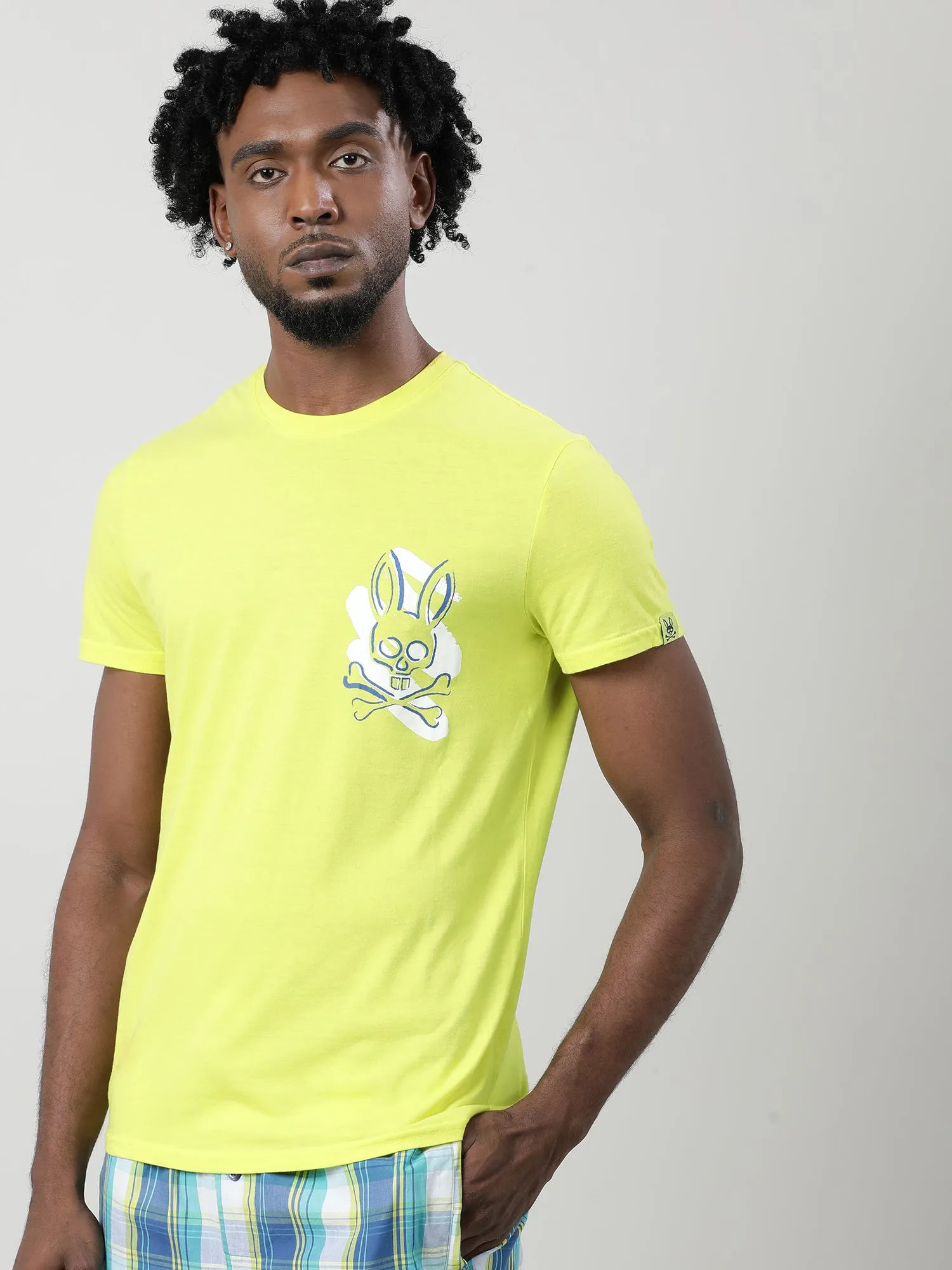 Neo Yellow Regular Fit T shirt